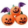 ALEKO 6 Ft. Pre-Lit Winged Jack-O-Lantern Trio Halloween Inflatable 2 ALEKO 6 Ft. Pre-Lit Winged Jack-O-Lantern Trio Halloween Inflatable