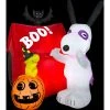 Halloween Inflatables Gemmy 6 Ft. H. Halloween Airblown Snoopy Dog House Halloween Inflatable