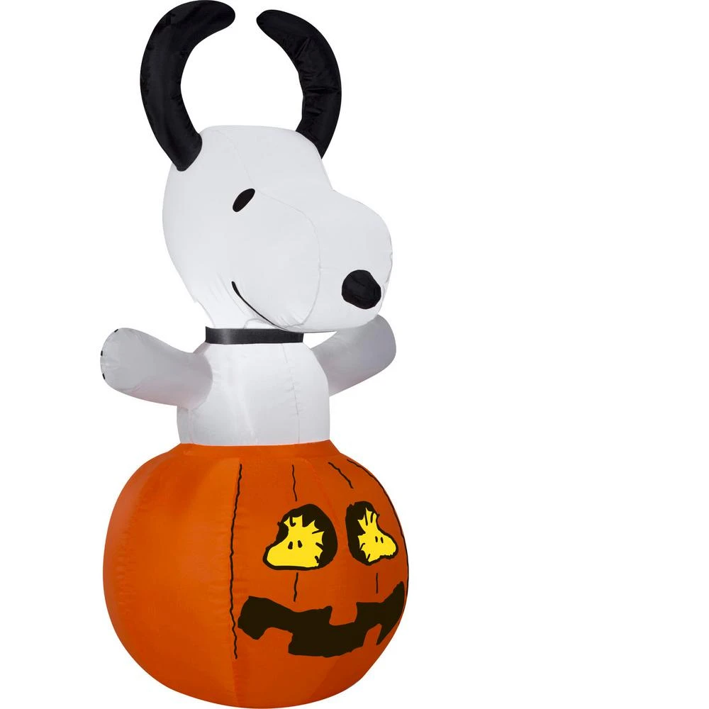 Halloween Inflatables Gemmy 3.51 Ft. Halloween Airblown Snoopy In Pumpkin Halloween Inflatable 3 Halloween Inflatables Gemmy 3.51 Ft. Halloween Airblown Snoopy In Pumpkin Halloween Inflatable