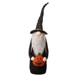 Glitzhome 28 In. H Halloween Fabric Gnome Standing Decor Halloween Props