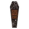 Halloween Props Glitzhome 42 In. H Halloween Wooden Coffin Porch Leaning Decor
