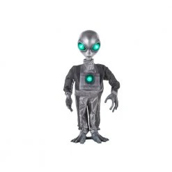 Halloween Yard Decor Home Accents Holiday 3 Ft. Animated LED Dancing Alien