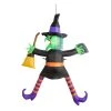 Halloween Inflatables Home Accents Holiday 5 Ft. Crashing Witch With Spell Book Halloween Inflatable 1 Halloween Inflatables Home Accents Holiday 5 Ft. Crashing Witch With Spell Book Halloween Inflatable