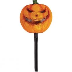Home Accents Holiday 15 In. LED Jack-0-Lantern Pathway Markers With Timer (4-Pack) Halloween Lights