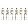 Home Accents Holiday 5 Ft. Poseable Skeleton With LED Illumination (Set Of 6) Halloween Props 1 Home Accents Holiday 5 Ft. Poseable Skeleton With LED Illumination (Set Of 6) Halloween Props