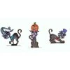 Worth Imports 7 In. To 14 In. Metal Halloween Cat (Set Of 3) Halloween Props